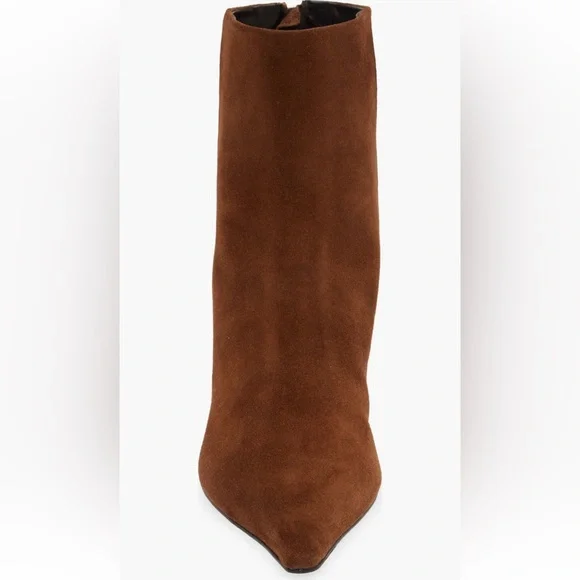 Aeyde Zoe Kitten Heel Boots, 38, Brown - Picture 12 of 16
